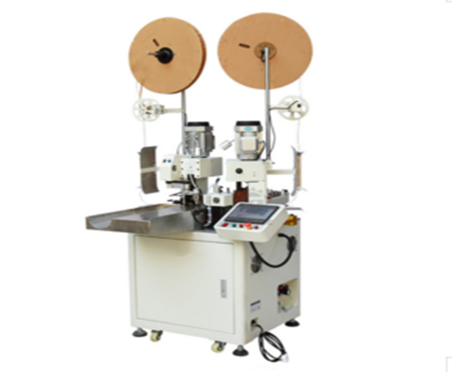 Fully automatic computerized double-head terminal machine Fully automatic computerized double-head terminal machine