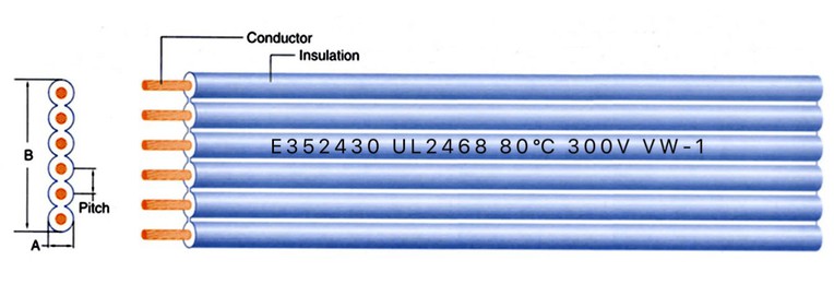 UL2468 Flat Ribbon Cable UL2468 Flat Ribbon Cable